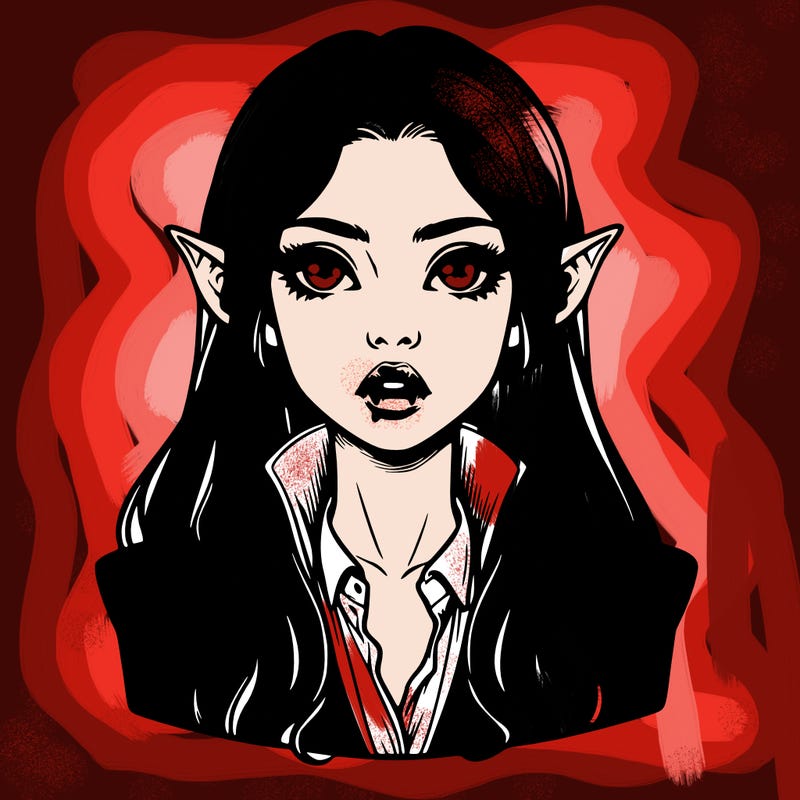 realistic vampire girl