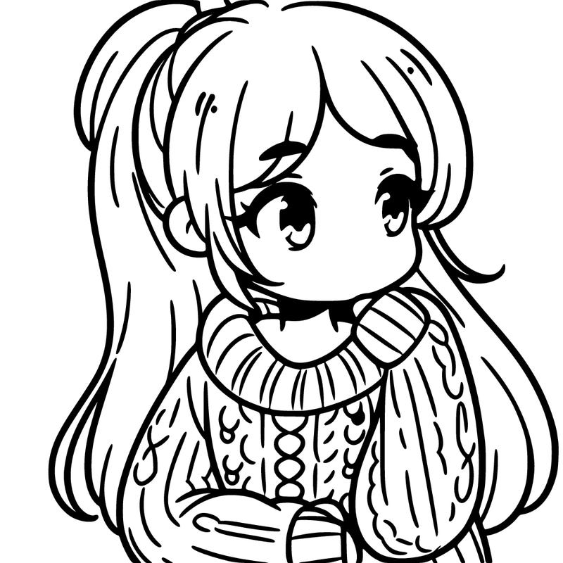 girl in sweater