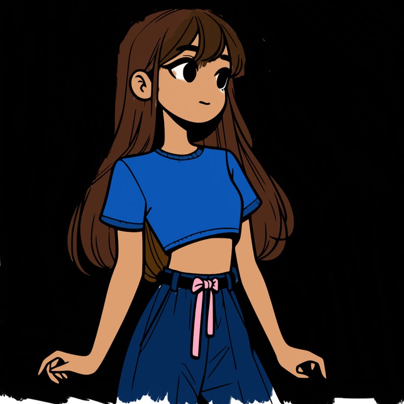 girl in a cute crop top