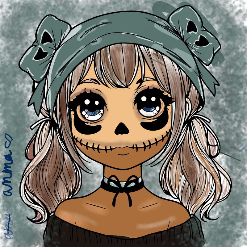 realistic girl halloween
