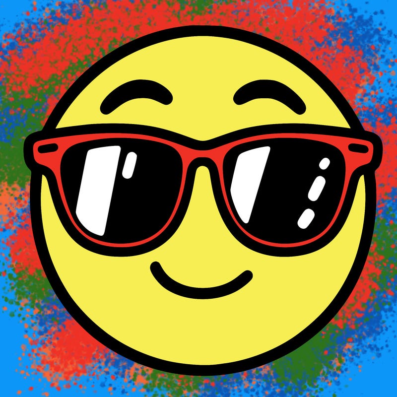 emoji with sunglasses