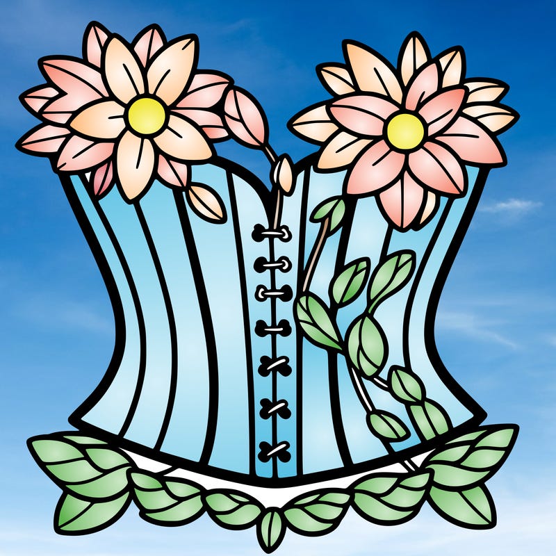 flower corset