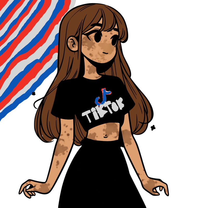 girl in a cute crop top