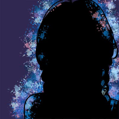 realistic girl with braids