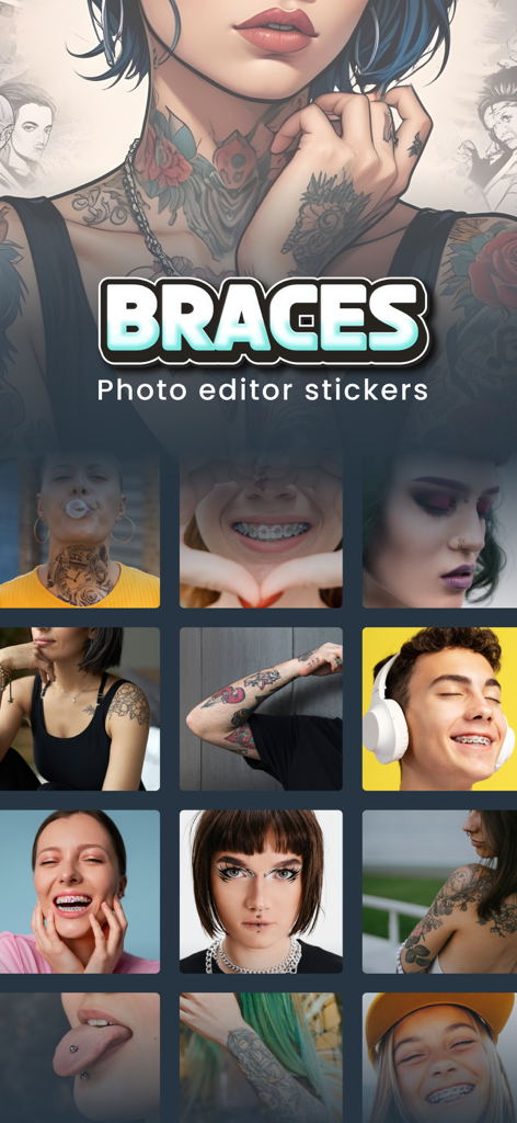 Braces Photo Editor - Stickers - 