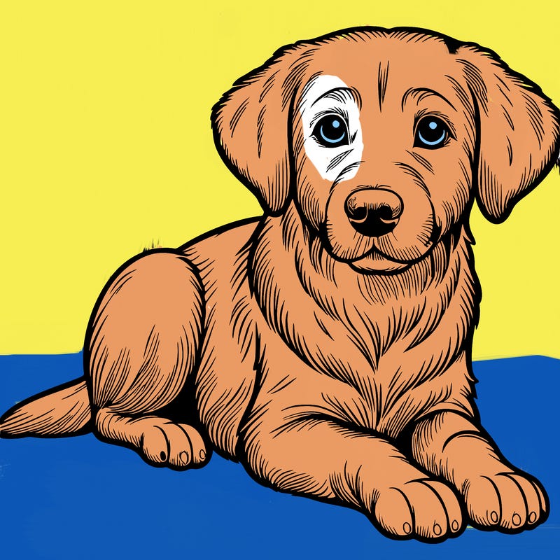 realistic dog