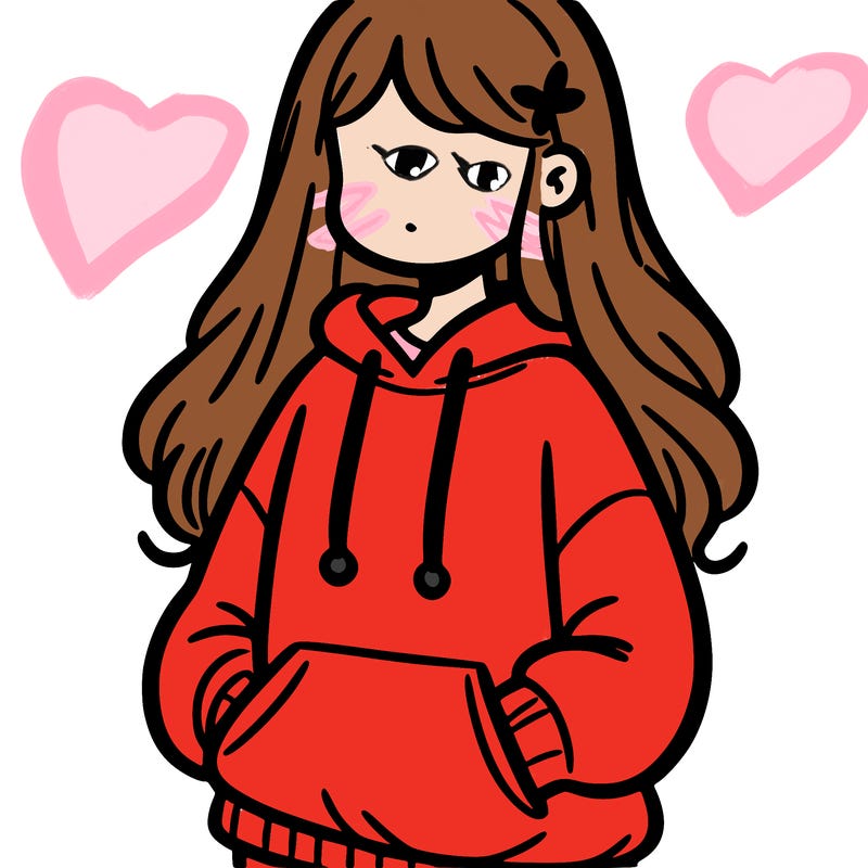 girl in sweatshirt