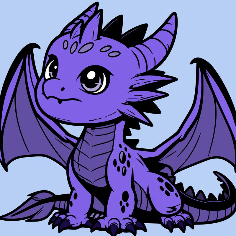 fierce baby night dragon