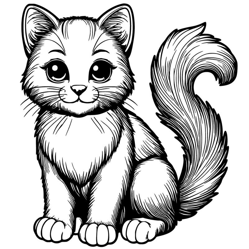 realistic cat