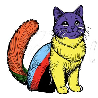 realistic cat