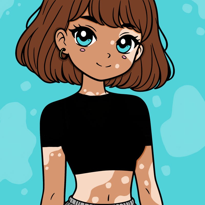 girl with crop top
