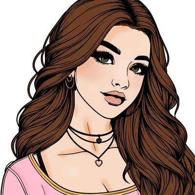 detailed realistic girl