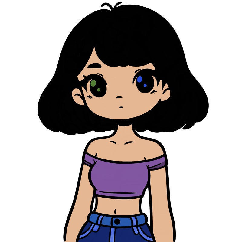 girl in a cute crop top