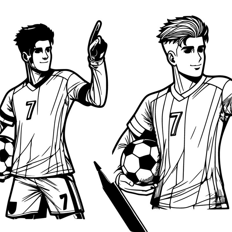 realistic ronaldo and his number is 7 and he is a soccer player