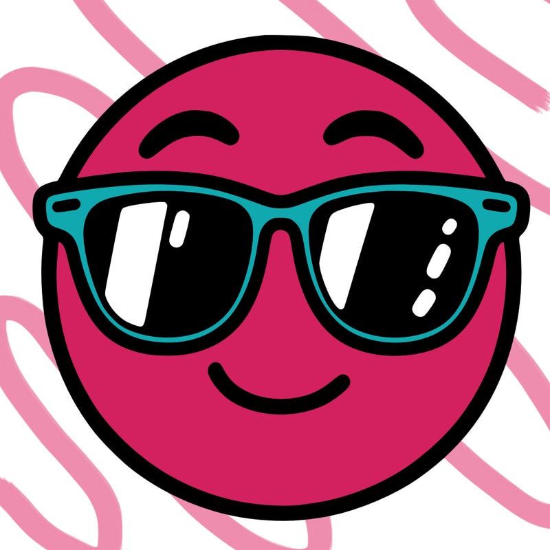 emoji with sunglasses