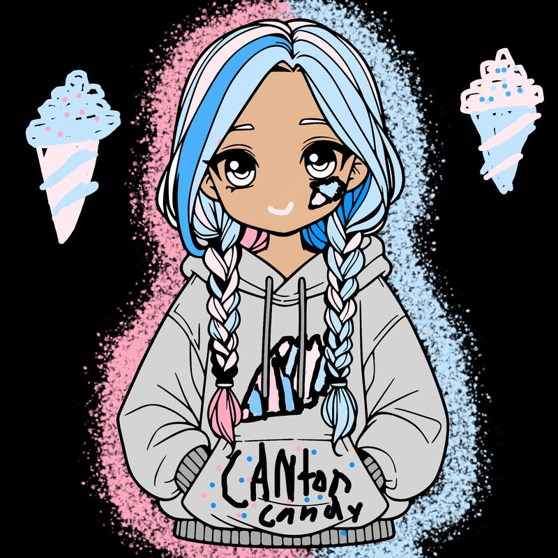 a realistic girl with a oversized hoodie and she has braids