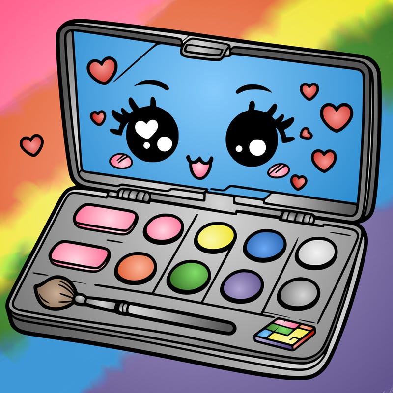 makeup pallet