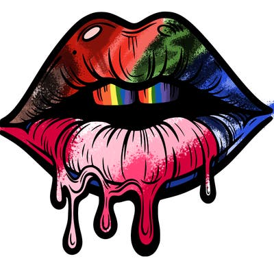 lips that look realistic and drip