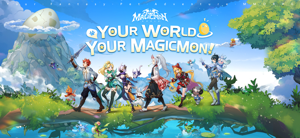 A group of anime style heroes and their magical pets in Magicmon World.