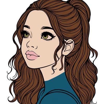 beautiful realistic girl