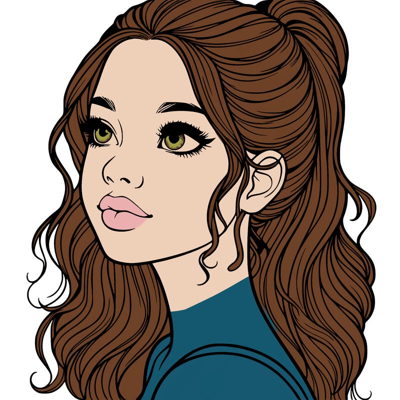 beautiful realistic girl