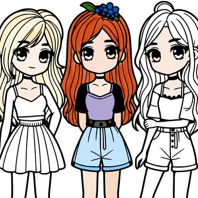 3 girls