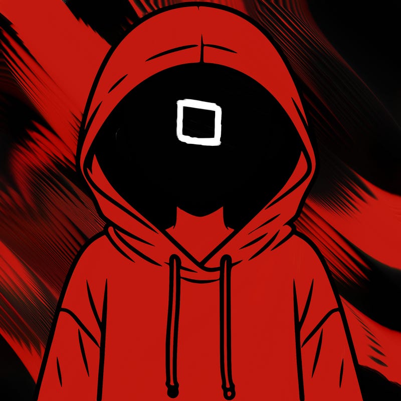 faceless girl in hoodie