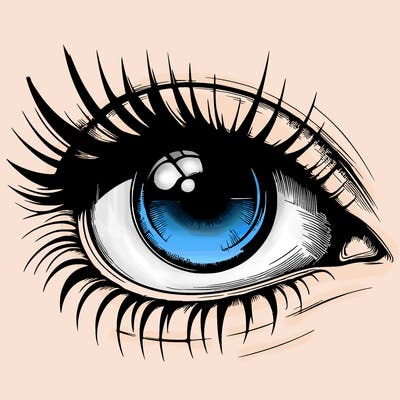 realistic eye