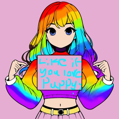 girl holding a blank sign in a long sleeve crop top