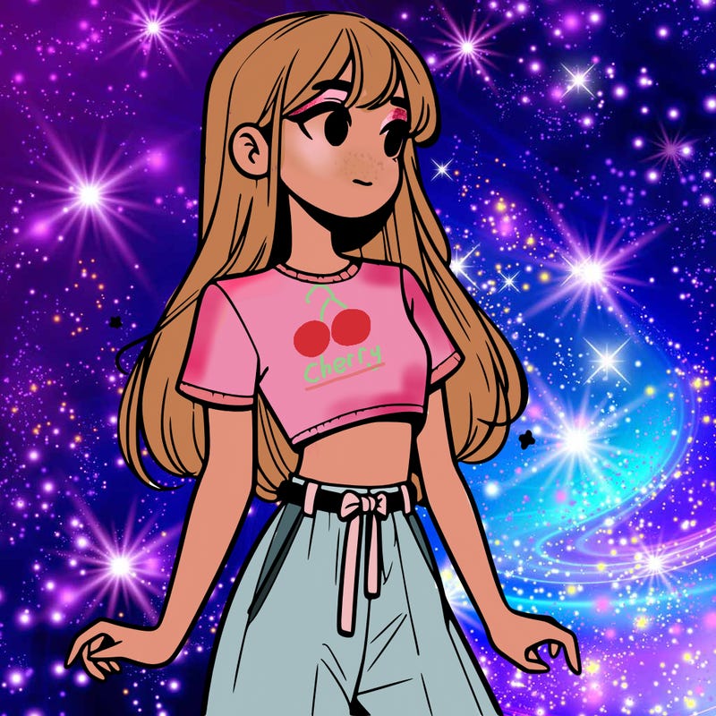 girl in a cute crop top