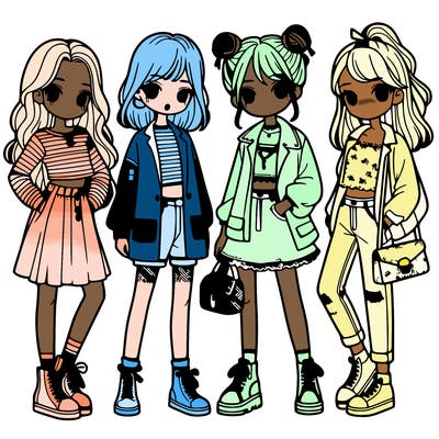 girls with fashion