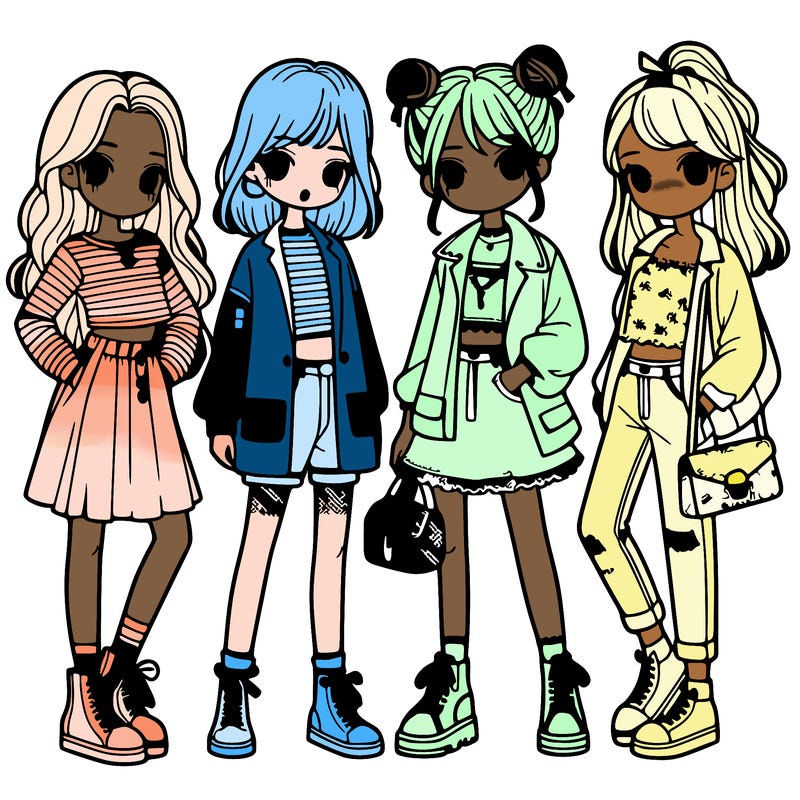 girls with fashion