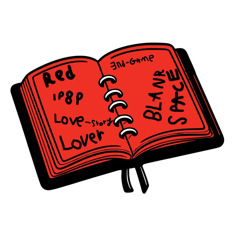 open note book blank