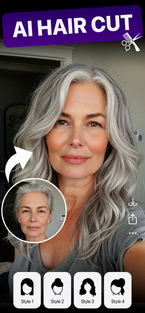 Glitz - Ai Hair Cut Try On - Photo & Video App | MWM