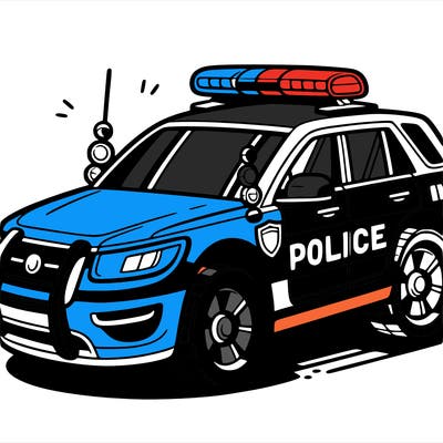 police car