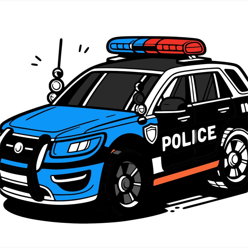 police car