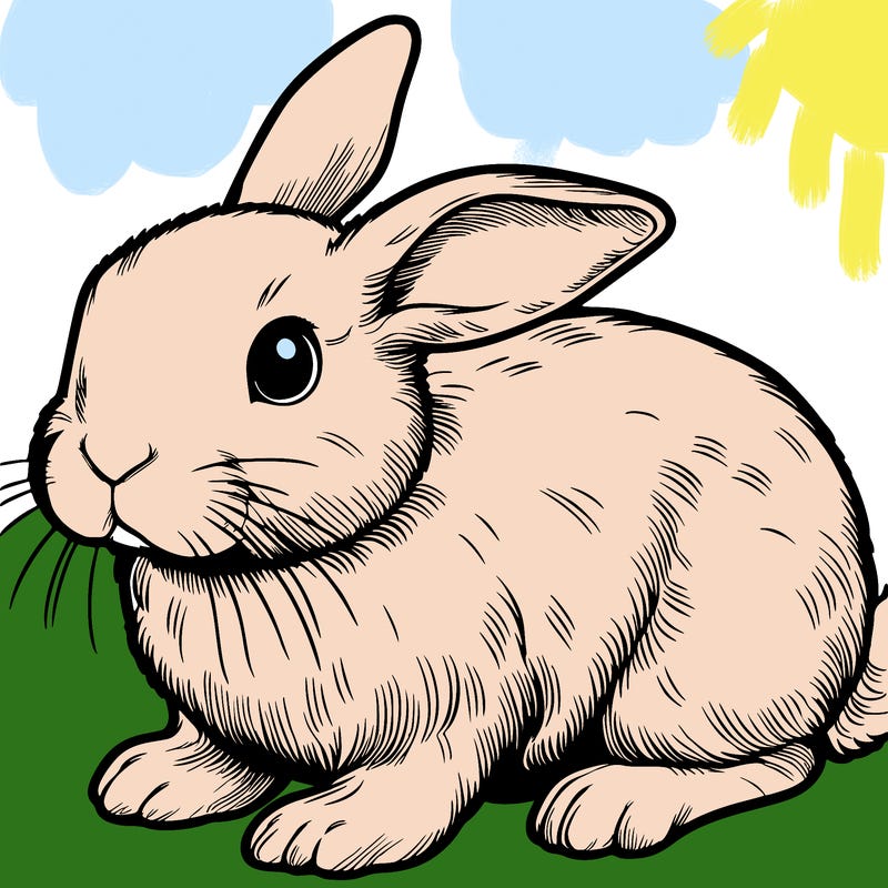 realistic bunny