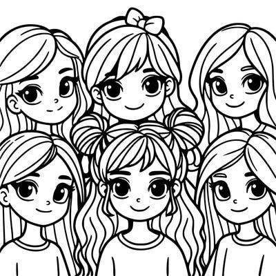 group of girls