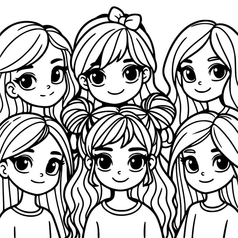 group of girls