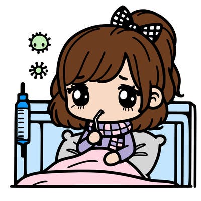girl who's sick