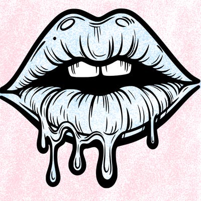 lips that look realistic and drip