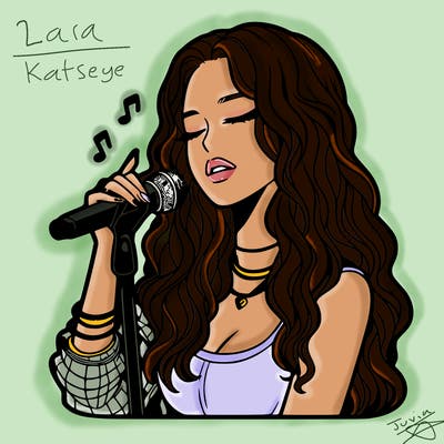 realistic female singer