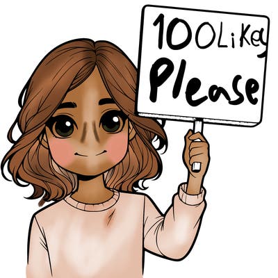 realistic girl holding up a sign