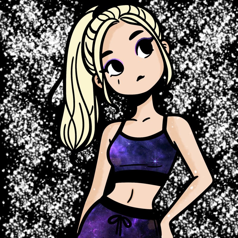 girl in crop top