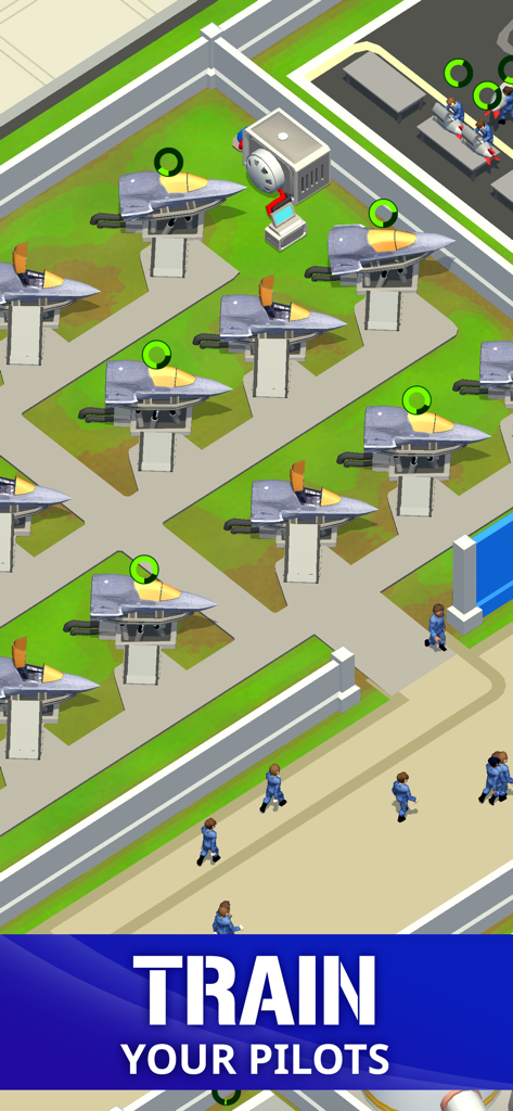 Idle Air Force Base - Pilot training stations in the Idle Air Force Base mobile game