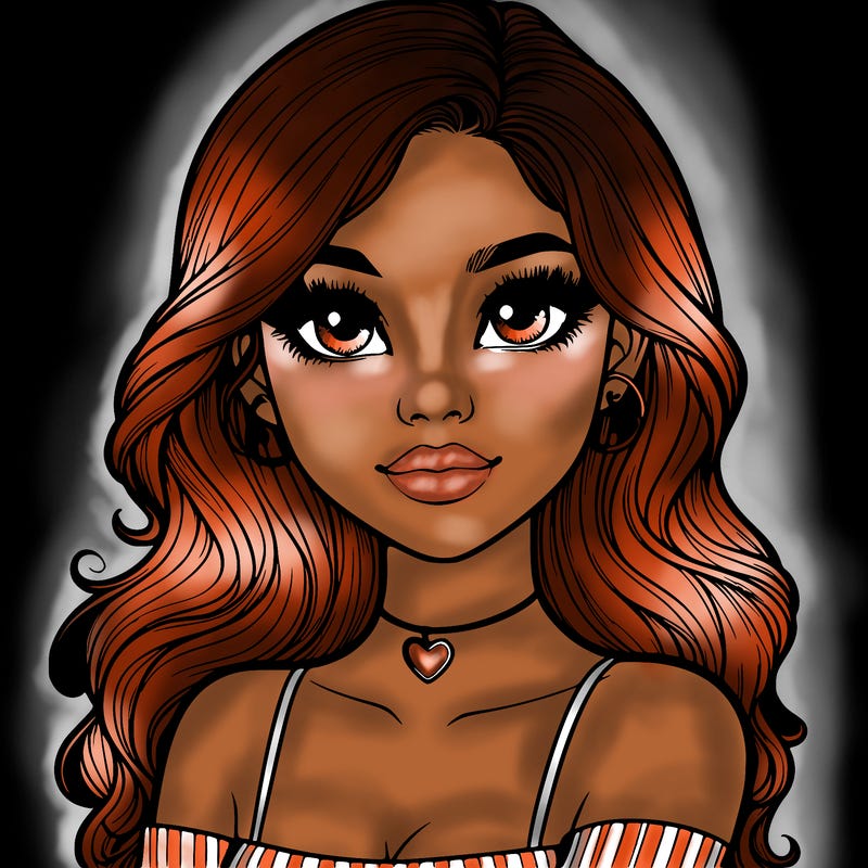 realistic pretty girl