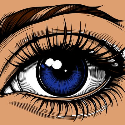 realistic eye