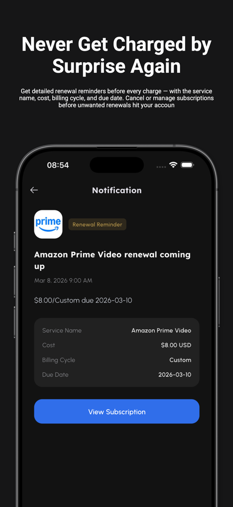 NoWow - Subscription Tracker - Finance App | MWM