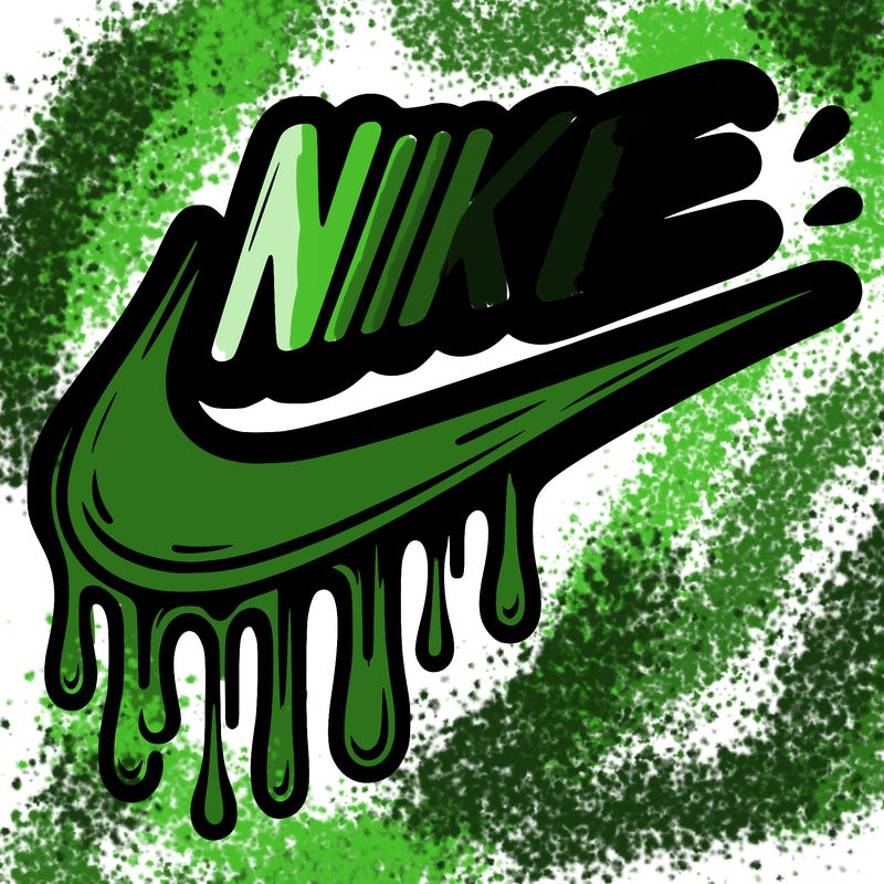 nike swoosh drippy