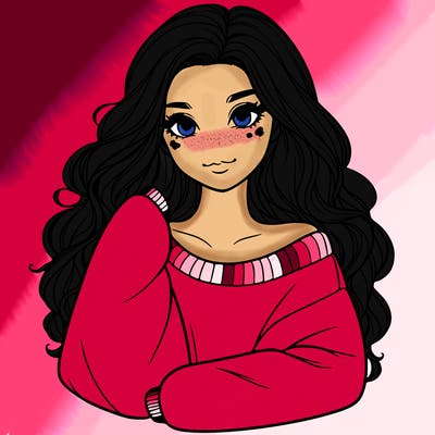 a beautiful girl in a big sweatshirt